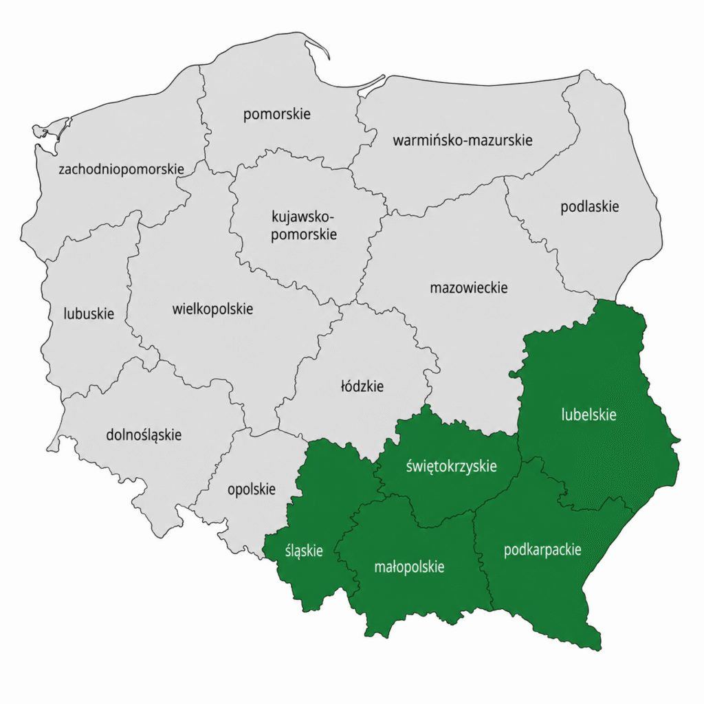 mapa dowozów fermydybas